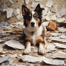 Mein Hund hat die Hausaufgaben gefressen